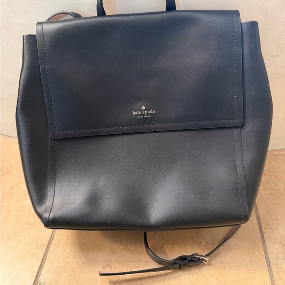 kate spade Handbags - Kate Spade Black and Pink Leather Bag